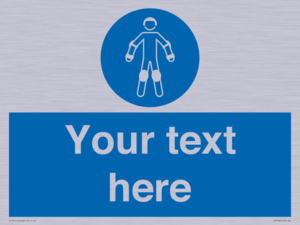 Custom protective roller sport equipment must be worn